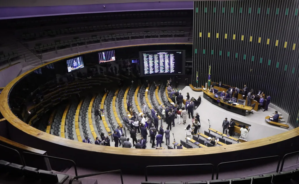 O plenário da Câmara dos Deputados (Foto: Câmara dos Deputados)