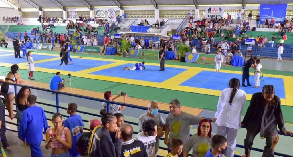 Campeonato Roraimense de Jiu-Jítsu realizado no ginásio Hélio Campos (Foto: Reprodução)