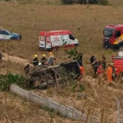 Grave acidente ocorrido em viaduto do Distrito Industrial em Boa Vista (Foto: Divulgação)