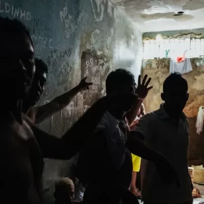 Detentos na Penitenciária Agrícola de Monte Cristo, onde facção manteria uma base (Foto: Divulgação/UOL)