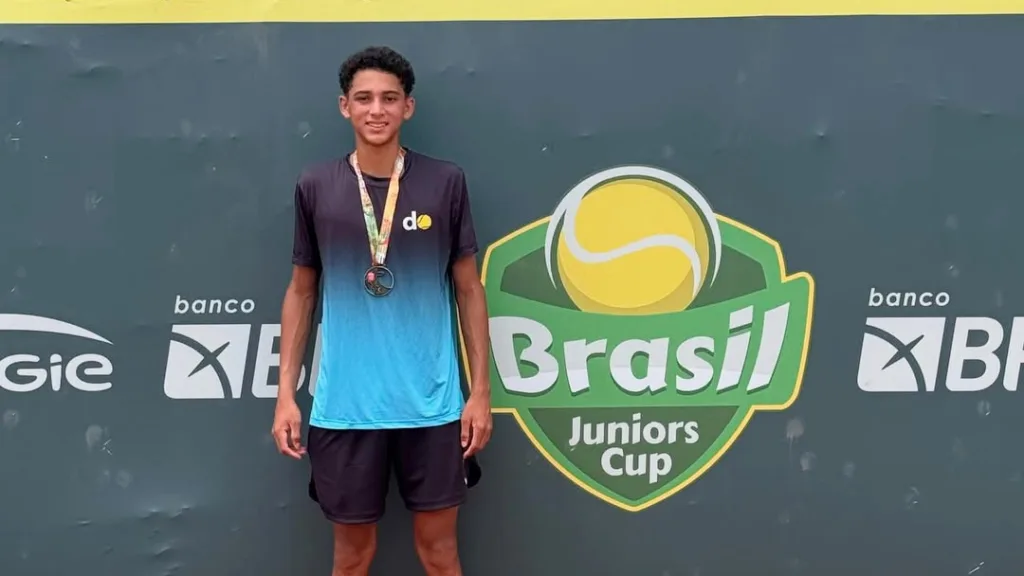 O roraimense Gustavo Albuquerque foi vice-campeão do Brasil Juniors Cup (Foto: Arquivo pessoal)