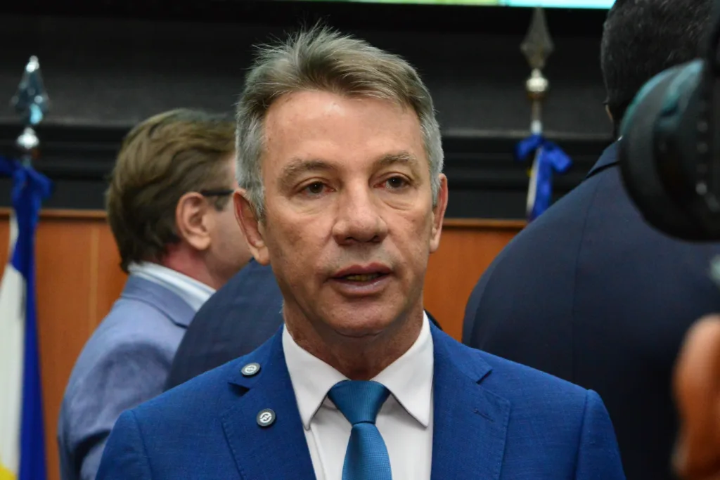 O governador Antonio Denarium durante abertura do ano legislativo na Assembleia Legislativa - 18.02.2025 (Foto: Nilzete Franco/Folha BV)