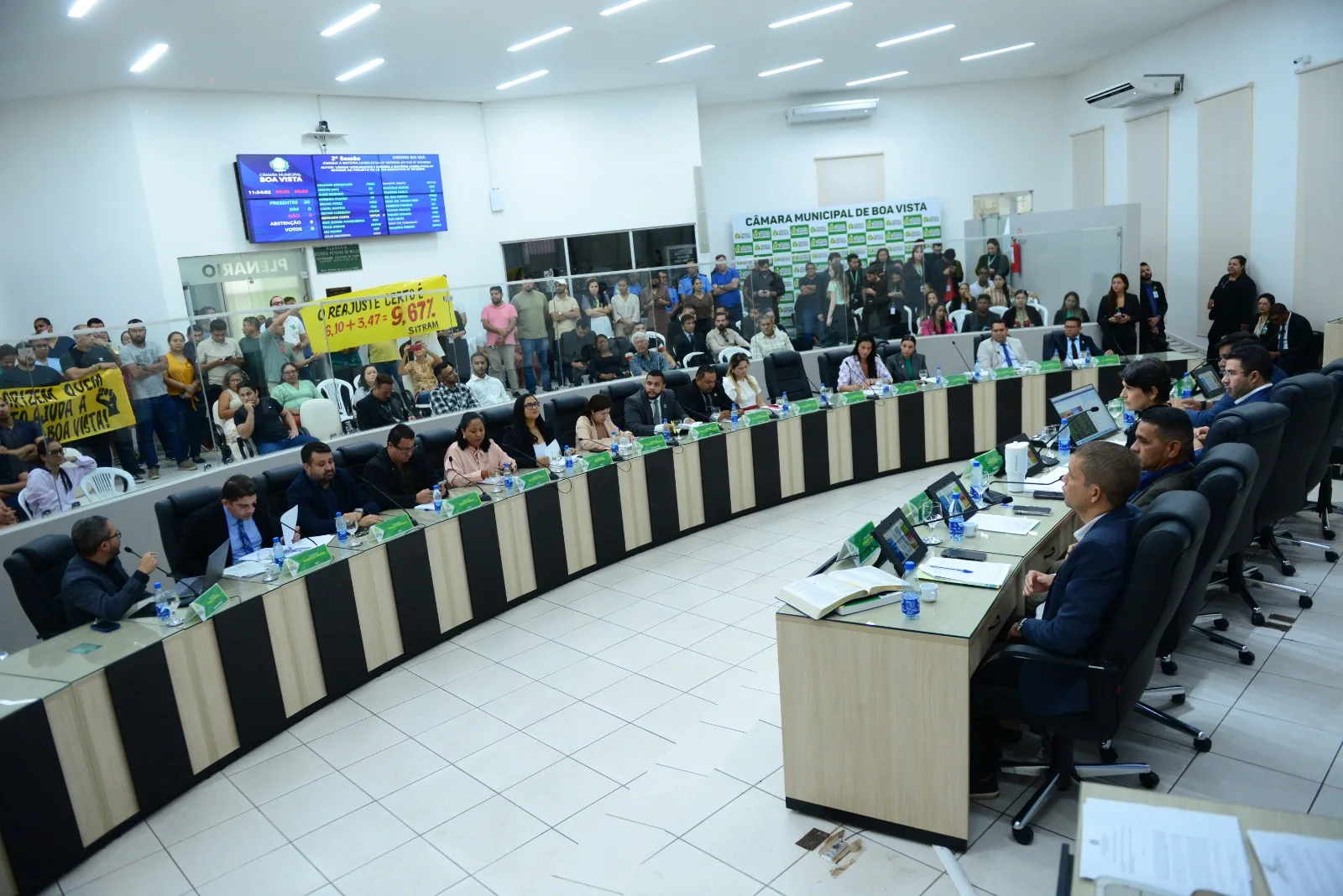 O plenário da Câmara Municipal de Boa Vista - 28.02.2025 (Foto: Reynesson Damasceno/CMBV)