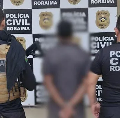 Prisão foi efetuada pela Polícia Civil (Foto: Ascom/PCRR) 