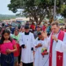 Evento foi marcado pela tradicional procissão pelas ruas da sede do município, iniciando em frente à igreja católica na avenida Martiniano Vieira. (Foto: Divulgação)