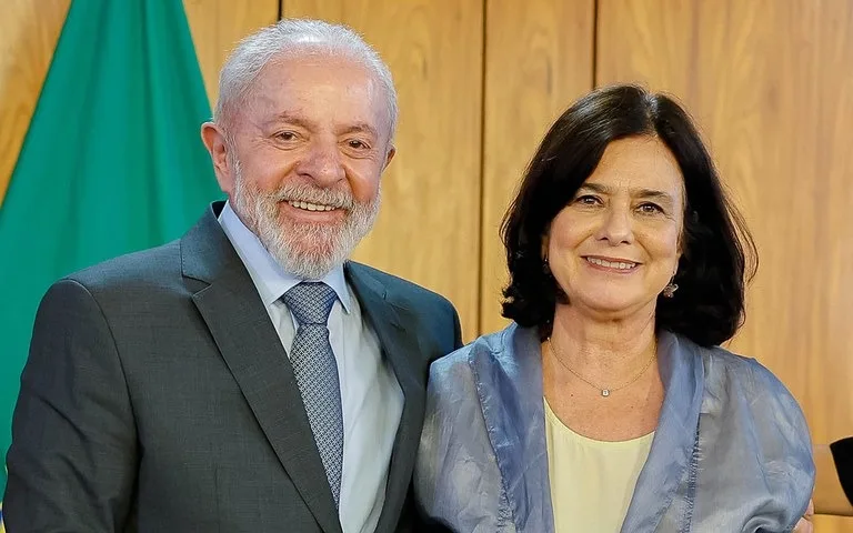 Nísia e Lula (Foto: reprodução/EBC)