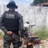 Moto foi recuperada por policiais do TOR (Foto: Divulgação) 