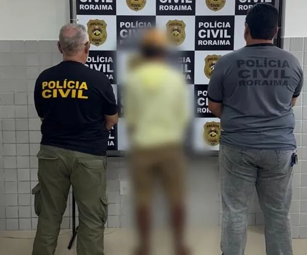 Segundo o delegado da PCRR, o idoso já possui antecedentes criminais por importunação sexual. (Foto: Divulgação/PCRR)