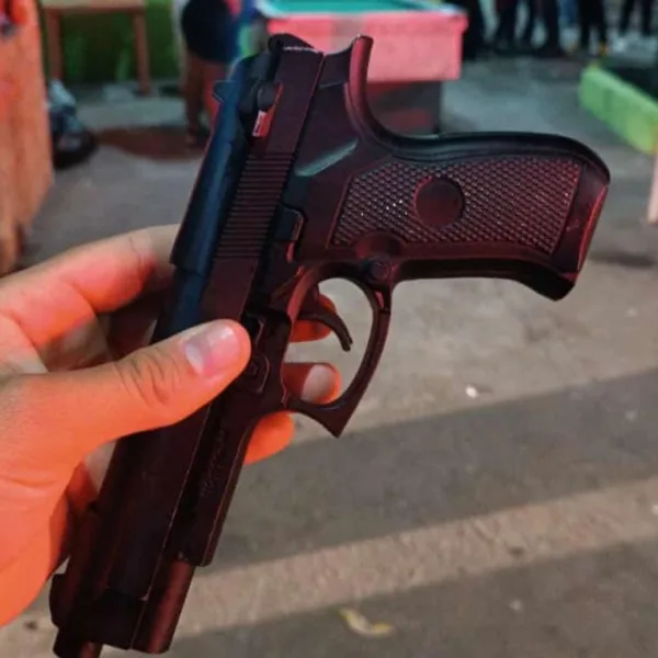 Simulacro apreendido durante a Operação (Foto: Divulgação) 