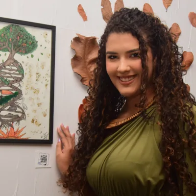 Jovem artista plástica abre primeira exposição e reverencia a cultura de Roraima