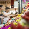 feira e frutas