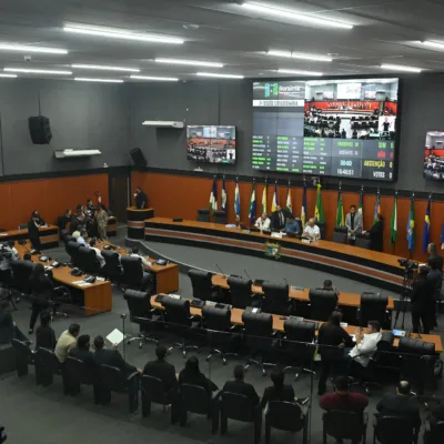 O plenário da Assembleia Legislativa de Roraima nesta quarta-feira (Foto: Jader Souza/SupCom ALE-RR)