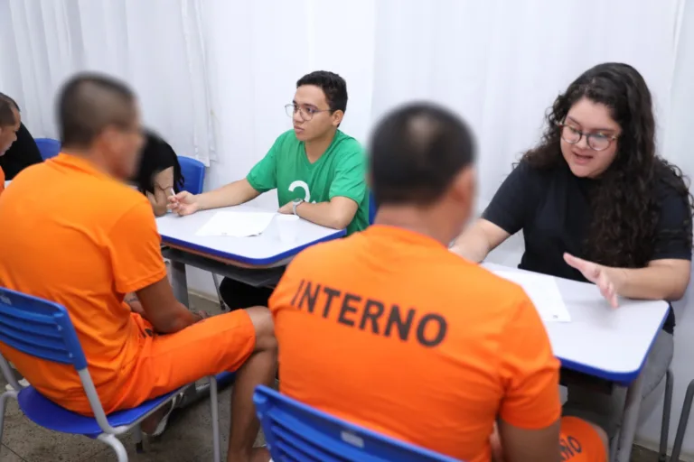 A ação aconteceu nesta segunda-feira (17) na Cadeia Pública Masculina (Foto: ASCOM/DPE-RR)