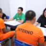 A ação aconteceu nesta segunda-feira (17) na Cadeia Pública Masculina (Foto: ASCOM/DPE-RR)