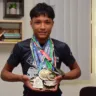 O jovem atleta já conquistou diversas medalhas (Foto: Nilzete Franco/FolhaBV)