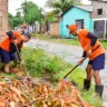 O grande volume de água em um curto espaço de tempo sobrecarregou o sistema de drenagem, diminuindo a velocidade do escoamento (Foto: SEMUC) 