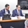 O deputado federal Gabriel Mota (direita), ao lado do presidente Diego Andrade, na Comissão de Minas e Energia nesta quarta-feira (Foto: Divulgação)