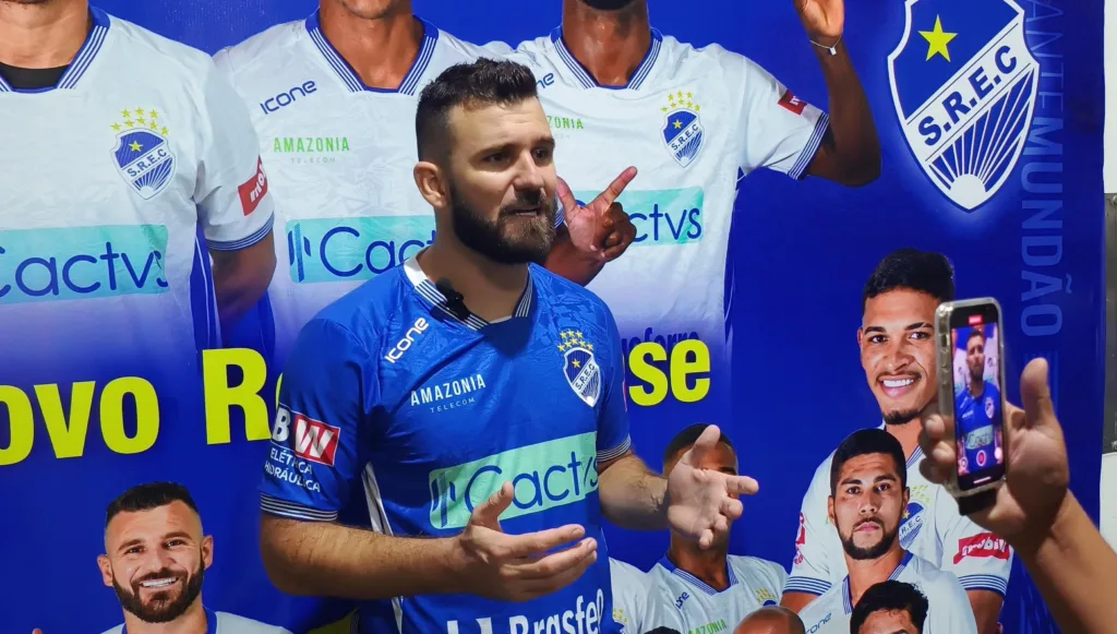 Raà destaca pontos positivos da equipe. Crédito: João Paulo Oliveira/São Raimundo Raà destaca pontos positivos da equipe. Crédito: João Paulo Oliveira/São Raimundo