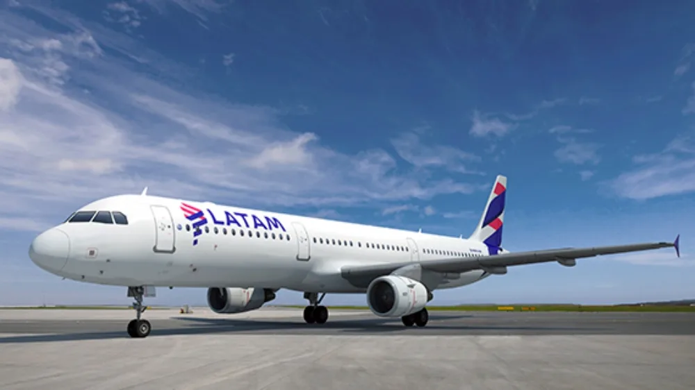 Airbus A320 da Latam (Foto: Latam/Ilustração)