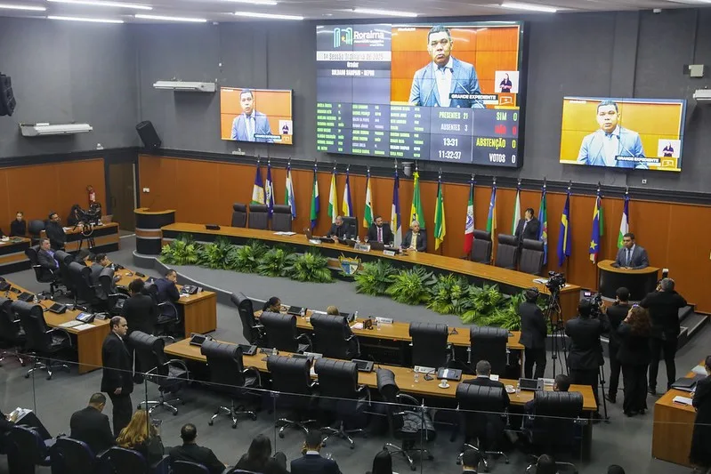 O plenário da Assembleia Legislativa de Roraima (Foto: SupCom ALE-RR)