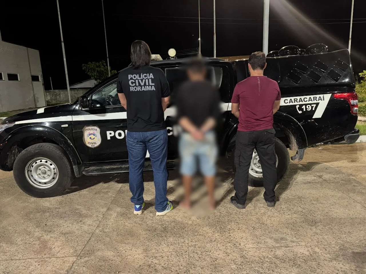 Diante da denúncia, os policiais montaram um cerco nas principais vias de acesso ao município para localizar o suspeito. Foto: reprodução/PCRR