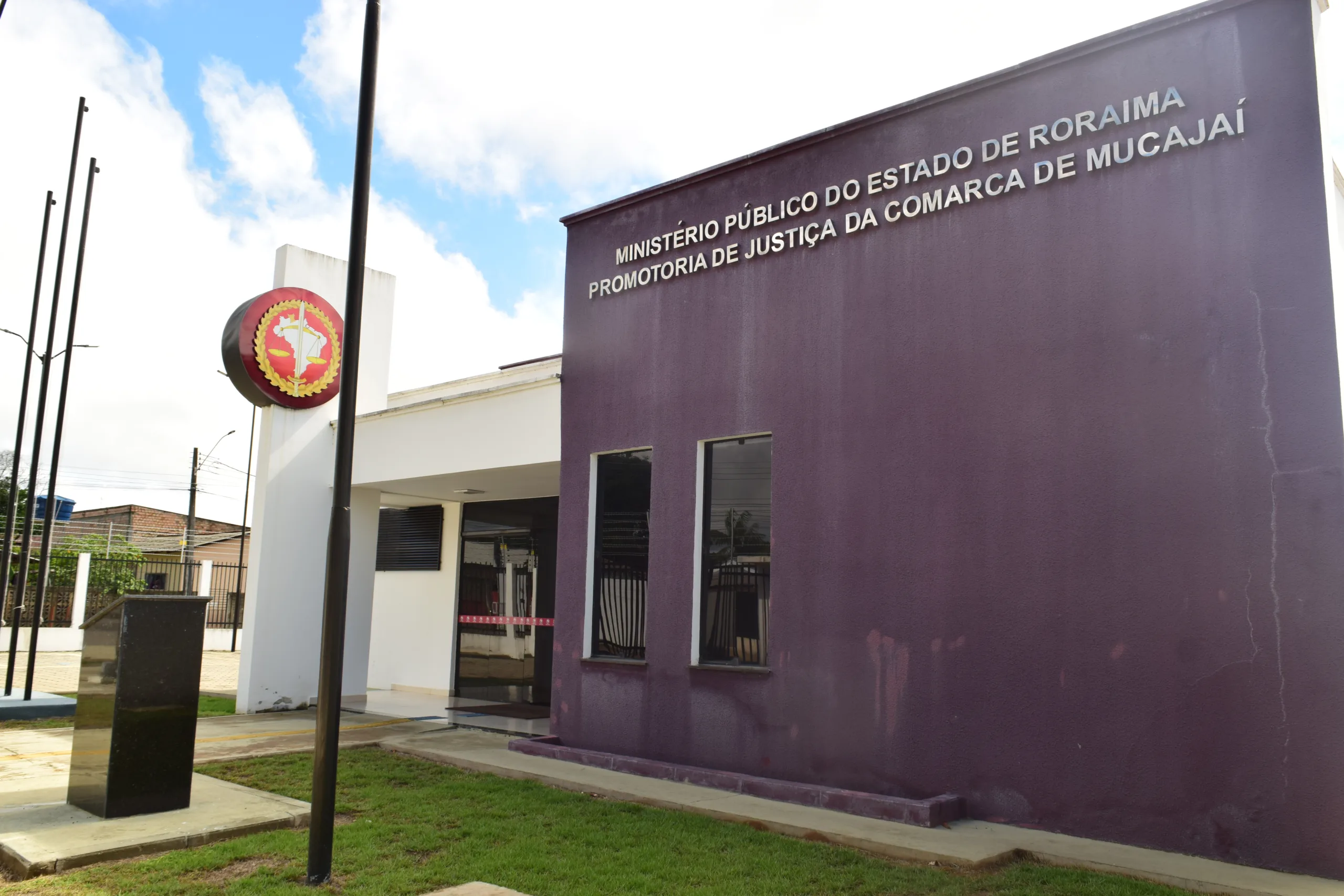 Comarca do Ministério Público de Roraima em Mucajaí (Foto: Nilzete Franco/FolhaBV)