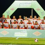 Jogadores do Naútico na rodada 4 do Campeonato Roraimense – 18.02.2025 – Foto: Déborah Nascimento