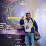 Ronaldo Silva ficou bem emocionado com o convinte da Federação. (Foto: Reprodução)