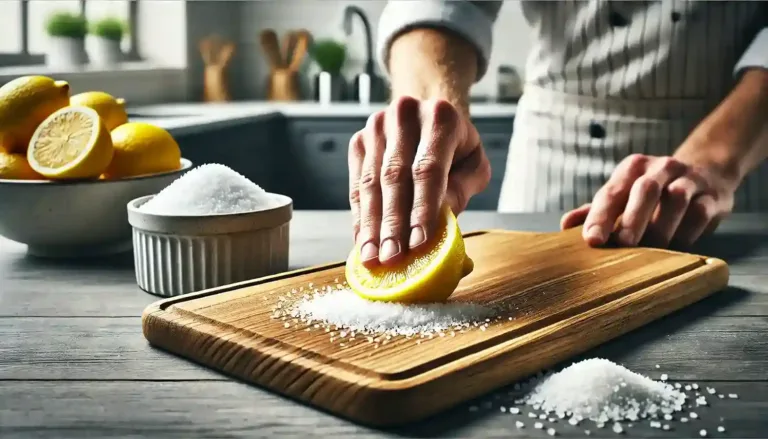 Como limpar a tábua de corte e eliminar bactérias naturalmente