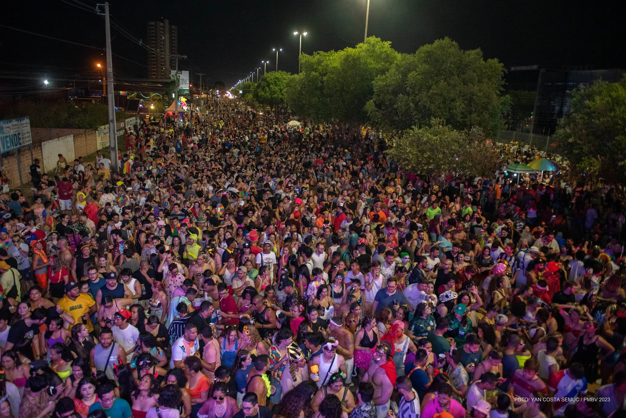 Circuitos de rua no Carnaval de Boa Vista (Foto: Semuc)