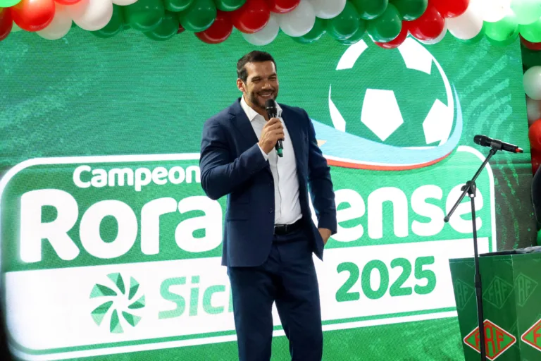 Samir Xaud, presidente eleito da Federação Roraimense de Futebol