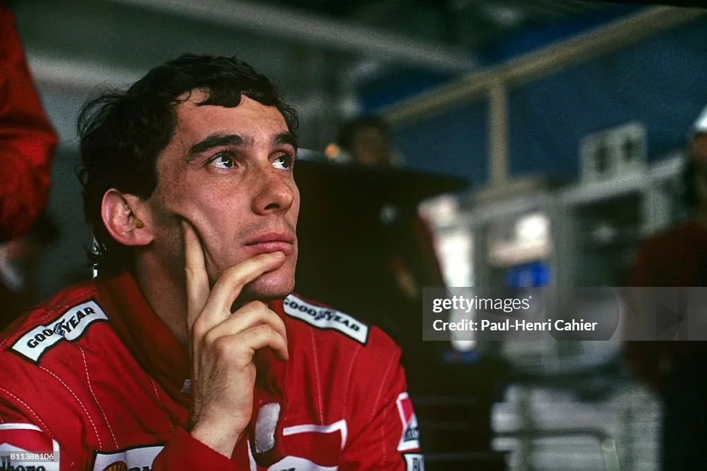 Ayrton Senna, Grand Prix of Japan, Suzuka, 22 October 1989. (Photo by Paul-Henri Cahier/Getty Images) Ayrton Senna, Grand Prix of Japan, Suzuka, 22 October 1989. (Photo by Paul-Henri Cahier/Getty Images)