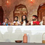 Encena&ccedil;&atilde;o da Pa&iacute;x&atilde;o de Cristo contou com o ator Joaquim Lopes, que interpretou Jesus Cristo (Foto: Nilzete Franco/FolhaBV) 