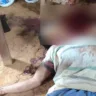A vítima foi golpeada na cabeça (Foto: Divulgação) 