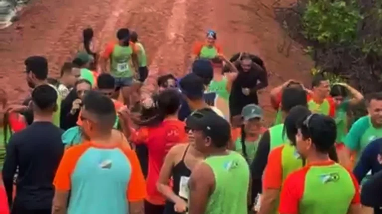 Corrida no Monte Cristo comemorava 9 anos do grupo Jabuti do Lavrado (Foto: Reprodução)