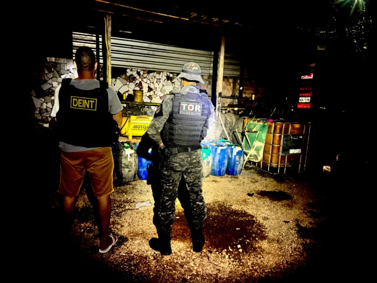 A prisão foi resultado de uma ação conjunta entre o Tático Ostensivo Rodoviário (TOR) da Polícia Militar e o Departamento de Inteligência da Secretaria de Segurança Pública (SESP). Foto: reprodução