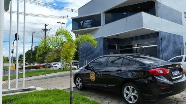 Sede do 1º Distrito Policial, no Centro de Boa Vista
