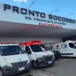 A vítima foi encaminhada ao HGR (Foto: Marília Mesquita/FolhaBV) 