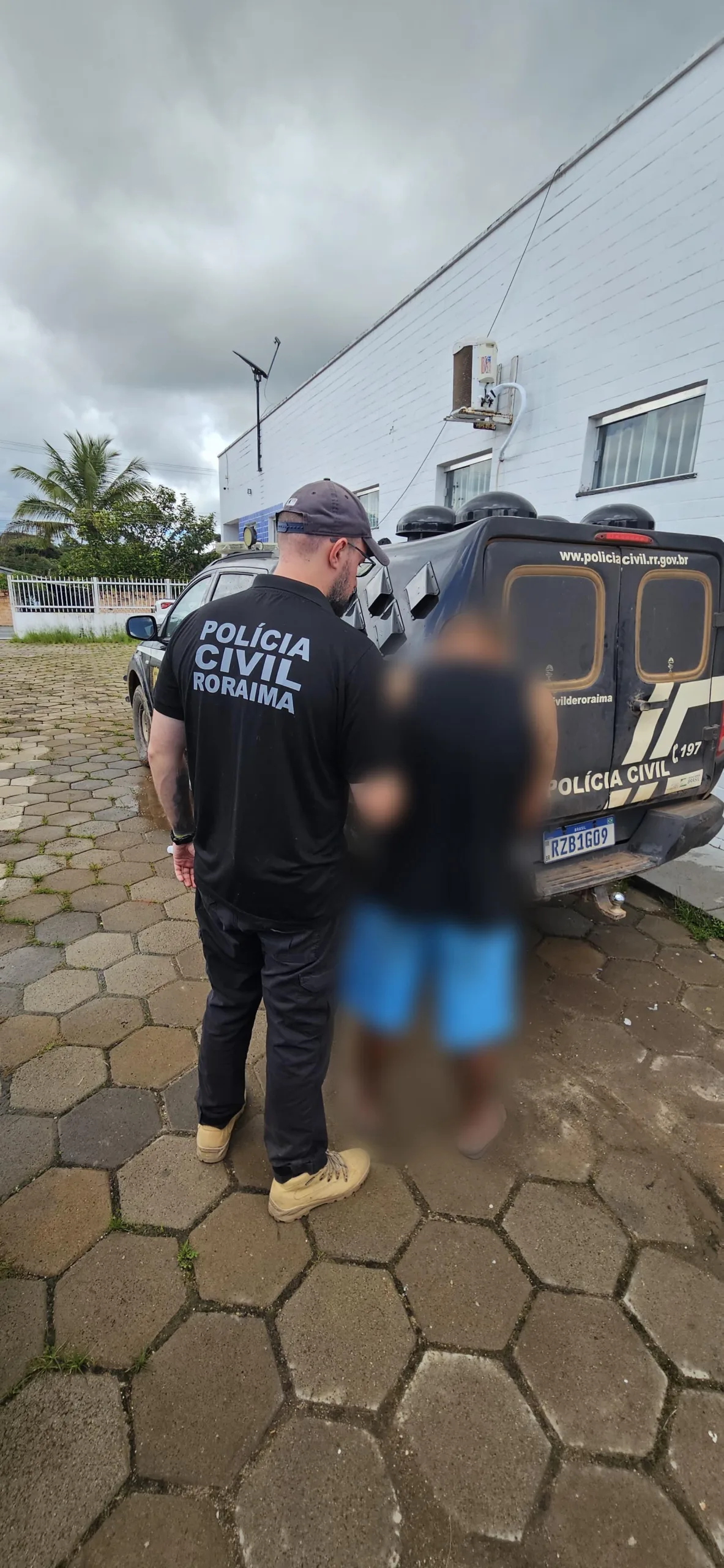 olícia Civil cumpre mandado de prisão de homem condenado por estupro de vulnerável (Foto: PCRR)