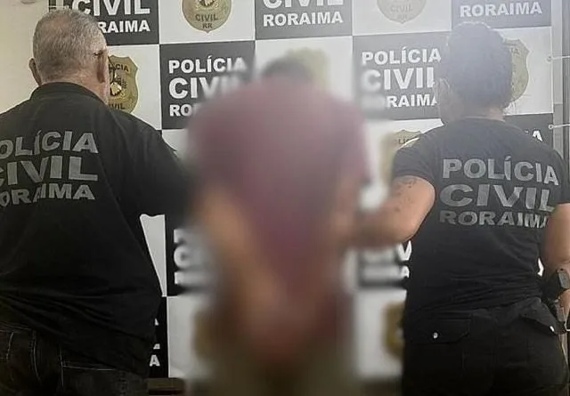 A prisão foi efetuada pela Polícia Civil (Foto: ASCOM/PCRR)