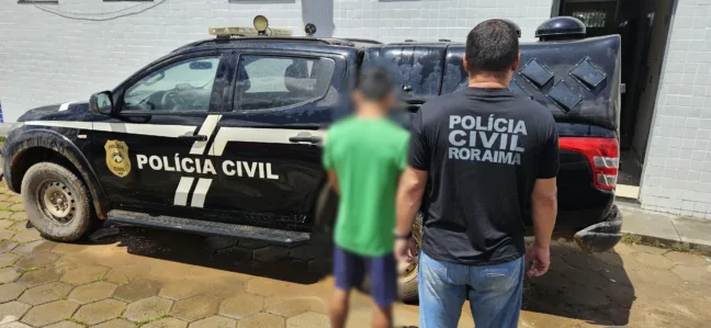 Polícia Civil cumpre mandado de prisão preventiva por crime contra a dignidade sexual (Foto: PCRR)