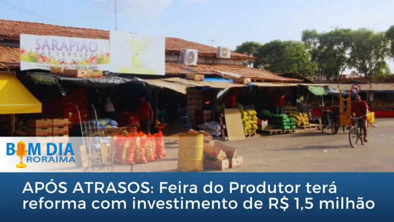 Após atrasos: Feira do Produtor terá reforma com investimento de R$ 1,5 milhão