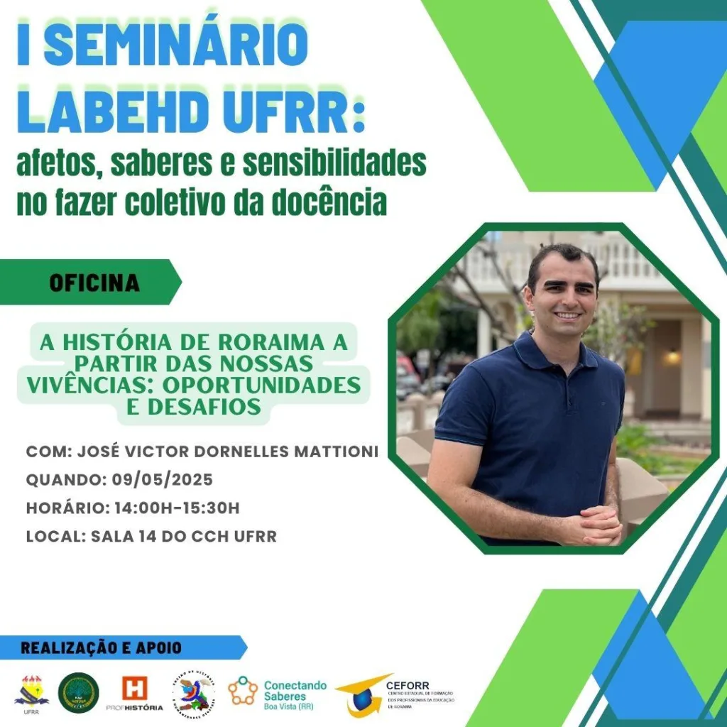 Programação do seminário "Afetos, saberes e sensibilidades no fazer coletivo da docência"