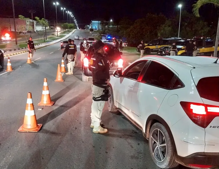 17 motoristas são autuados por dirigir sob efeito de álcool