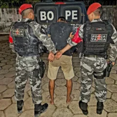 Prisão foi efetuada pela Força Tática (Foto: Divulgação) 