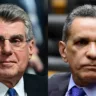 O ex-senador Romero Jucá e o senador Mecias de Jesus