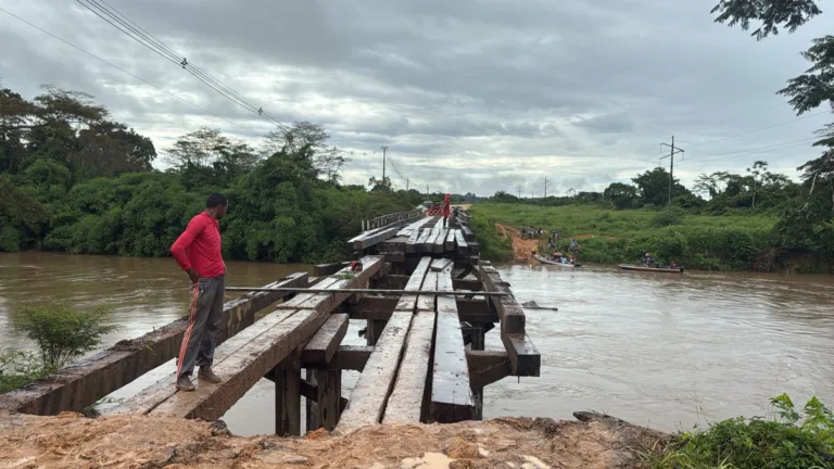 Ponte sobre o rio Caroebe