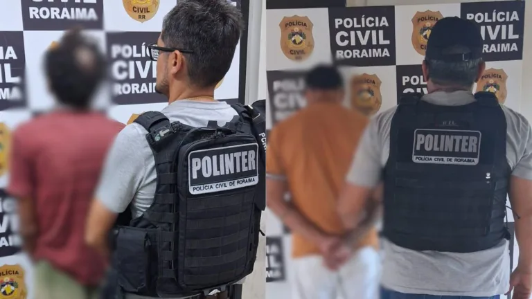 As prisões foram efetuadas pela Polinter (Foto: Ascom/PCRR) 