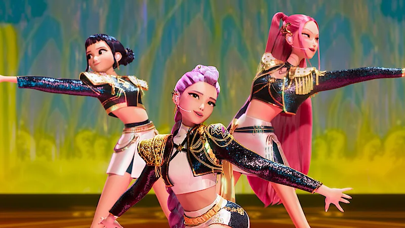 A animação "Guerreiras do K-pop" é a mais recente aposta da Netflix para conquistar o público jovem com produções cheias de música, ação e representatividade (Foto Divulgação)
