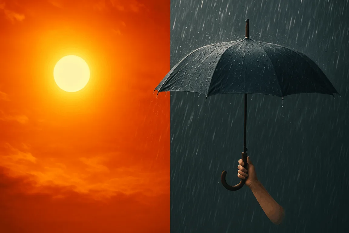 Roraima terá altas temperaturas e chuvas intensas em junho (Reprodução Imagem Sora)